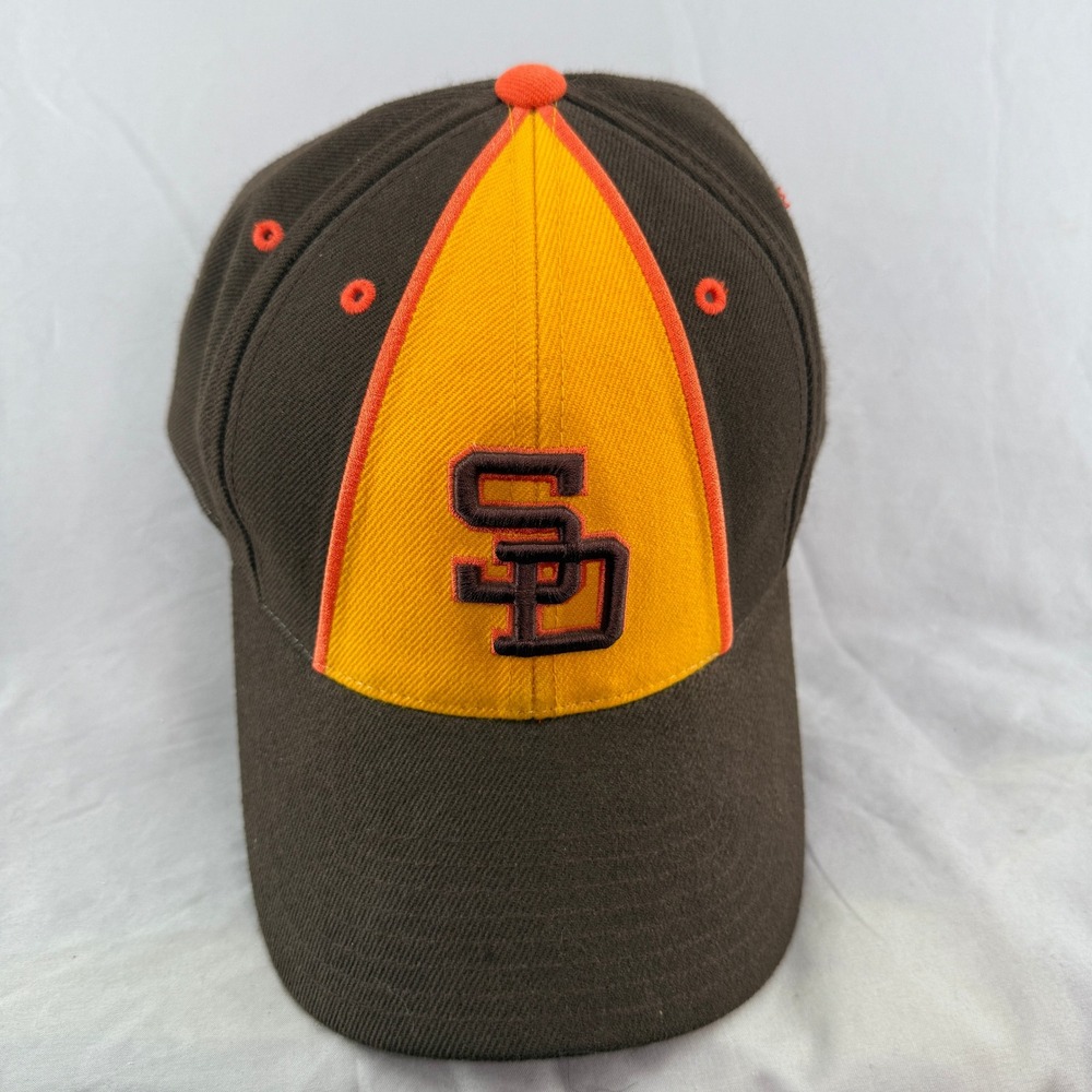 American Needle San Diego Padres Cooperstown Collection Fitted Hat 7 5/8 Brown